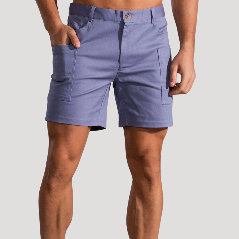 Men's Shorts Chino Pocket Slim Fit Summer Wear