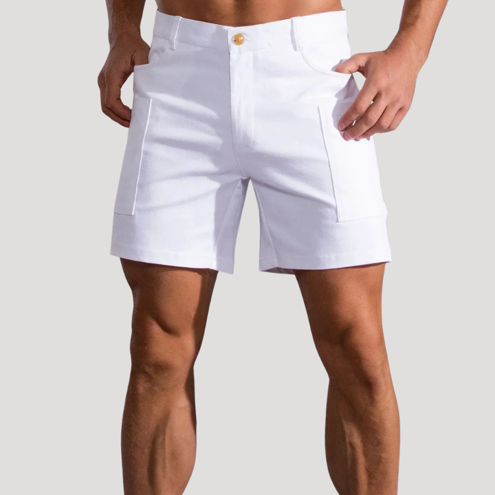 Men's Shorts Chino Pocket Slim Fit Summer Wear