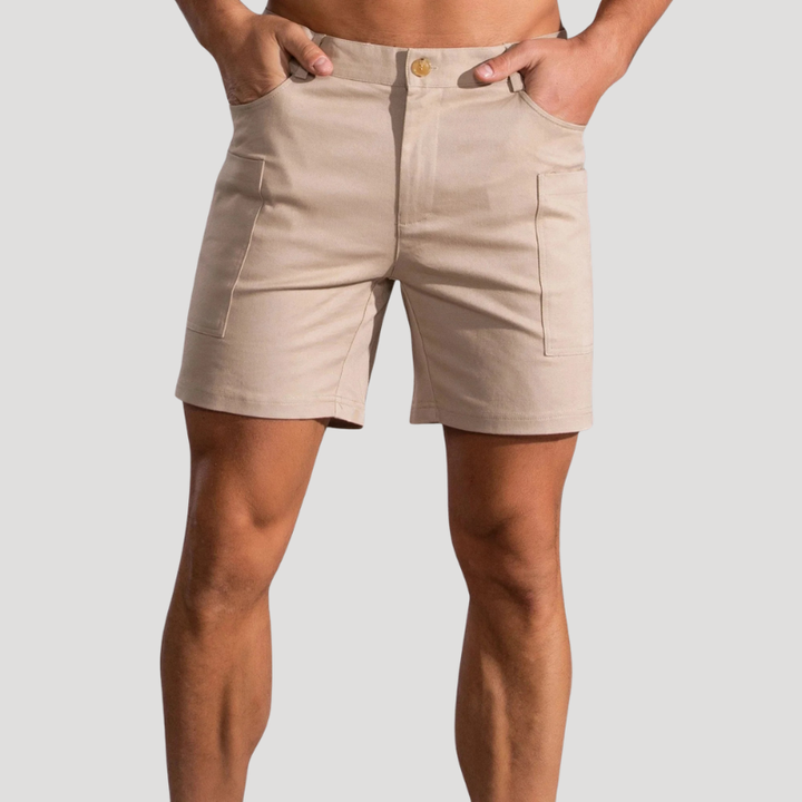 Men's Shorts Chino Pocket Slim Fit Summer Wear