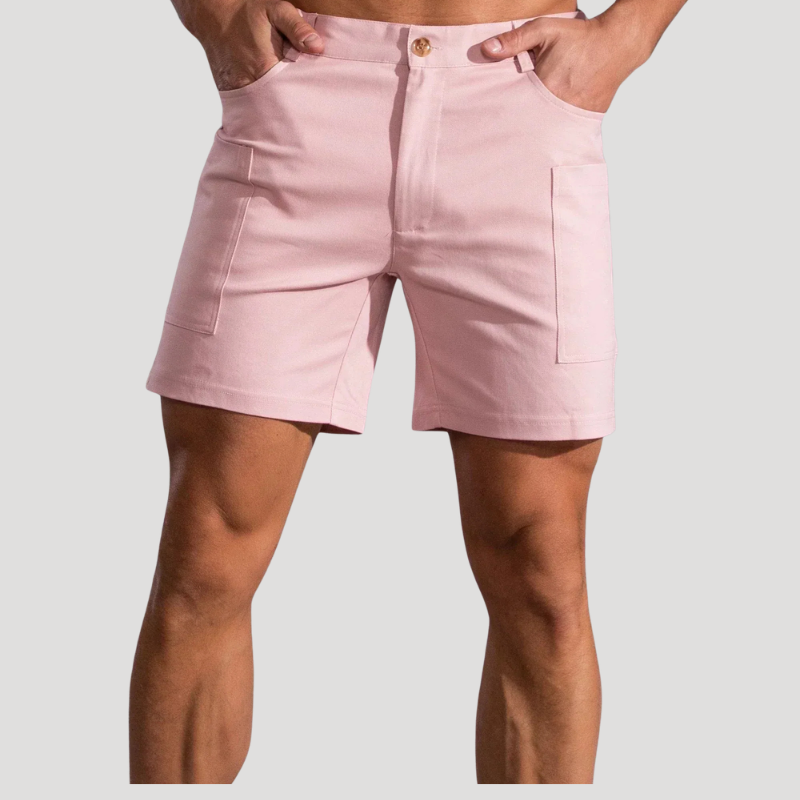 Men's Shorts Chino Pocket Slim Fit Summer Wear