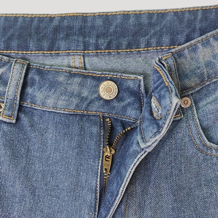 Women's Baggy Wide Leg Mid Waist Jeans Loose Fit Denim Pants