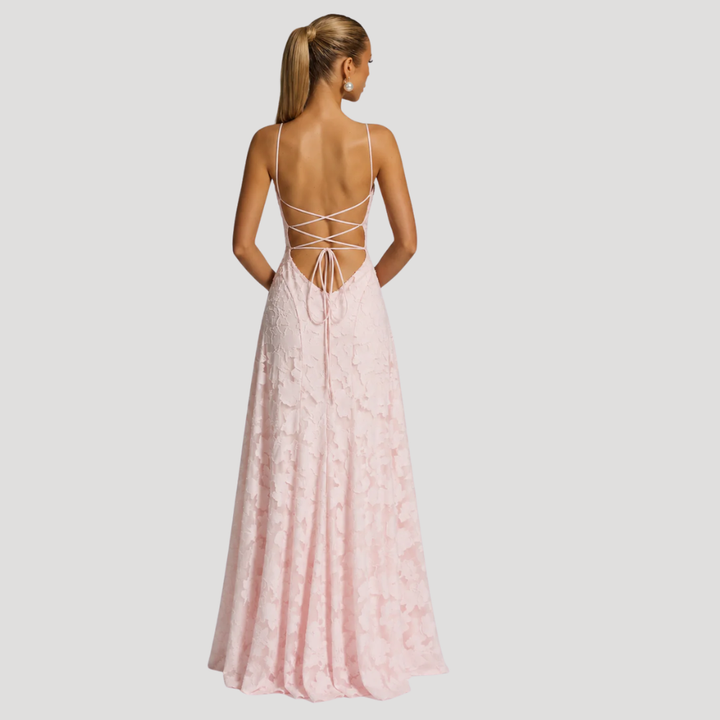 Women's Long Dress Maxi Lace Spaghetti Strap A Line Formal Occasion