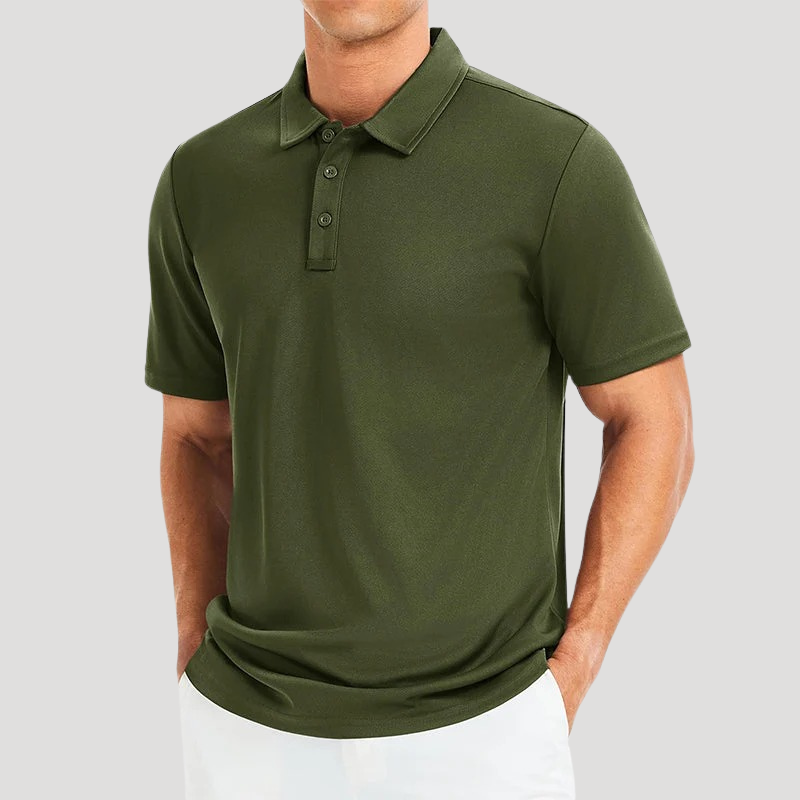 Men's Polo Shirt Regular Fit Short Sleeve Collared Shirt