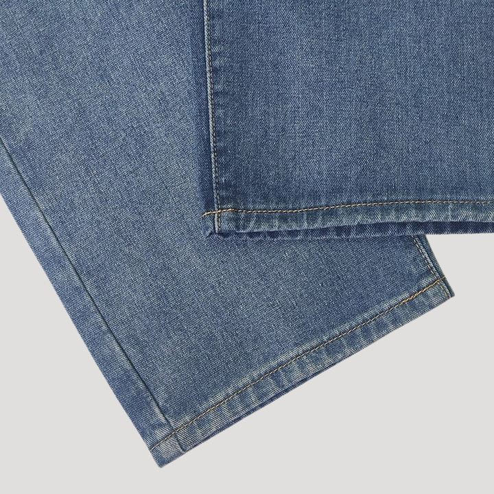 Women's Baggy Wide Leg Mid Waist Jeans Loose Fit Denim Pants