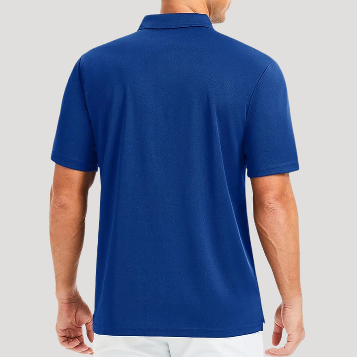 Men's Polo Shirt Regular Fit Short Sleeve Collared Shirt