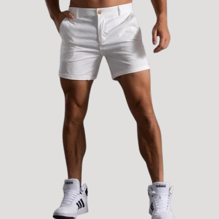 Men's Chino Shorts Casual Tailored Pocket Slim Fit Summer