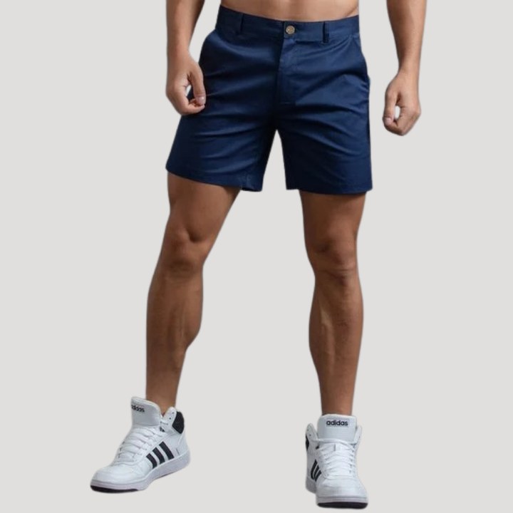 Men's Chino Shorts Casual Tailored Pocket Slim Fit Summer