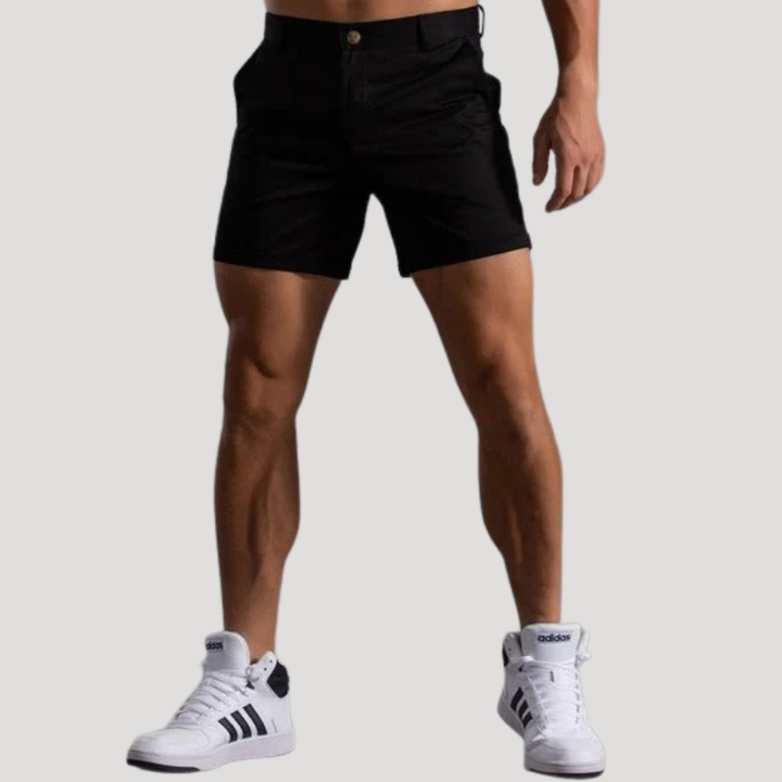 Men's Chino Shorts Casual Tailored Pocket Slim Fit Summer